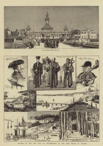 Opening of the New Pier at Bournemouth by the Lord Mayor of London by Percy Macquoid